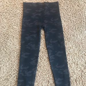 Spanx camo print full length leggings